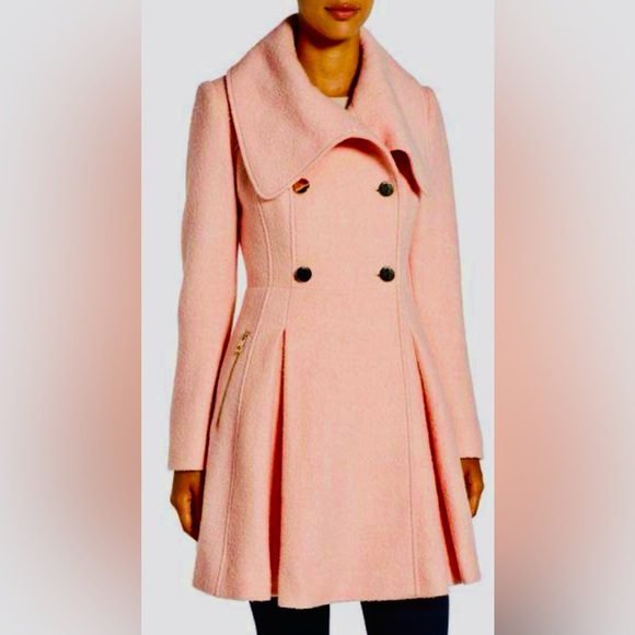 🧥 Winter GUESS Envelope Collar double breasted coat - Picture 1 of 12